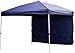 Backyard Expressions - Best 10 x 10 Outdoor Canopy Tent - Free Bonus Solar LED Lights and Side Walls
