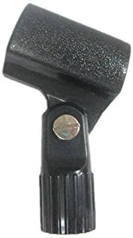 Jbbtop1 Pro Microphone Clip Holder Rubber Clamp Stand Adapter Stage Dynamic Mount Plastic 21-25mm