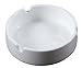 Visol Products Ceramic Cigarette Ashtray, White