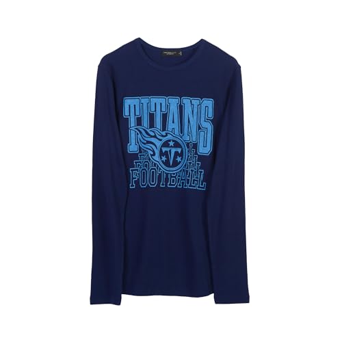 Junk Food NFL Unisex New York Titans Classic Thermal - Signature Series, True Navy, Large at Amazon