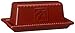 Signature Housewares Sorrento Collection Butter Dish, Ruby Antiqued Finish