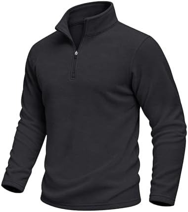 Amazon.com: Men's Outdoor Shirts Stand Collar Long Sleeve Zip