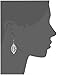 Sterling Silver Cut Out Leaf Drop Earrings