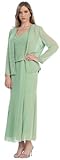 Mother of the Bride Formal Evening Dress #77501 (5XL, Sage)