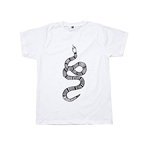Unisex Python Snake Parody T-Shirt Hand Drawn Art Graphic Gucci Inspired Screen Printing