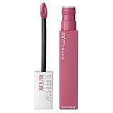 Maybelline SuperStay Matte Ink City Edition Liquid Lipstick Makeup, Pigmented Matte Liquid Lipstick, Long-Lasting Wear, Smooth Matte Finish, Inspirer, 0.17 Fl. Oz.