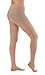 Made in USA - Womens Opaque Compression Tights 20-30mmHg for Circulation - Graduated Compression Hose for Varicose Veins, Lymphedema, Pain Relief - Beige, X-Large - A204BE4