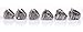 Oakland Raiders Super Bowl Championship Replica Ring by Display Box Set (A Set of 6)