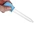 Pengxiaomei 6 Pcs 5ML Silicone Liquid Dropper, Clear Plastic Droppers Pipettes for Candy Molds Baby Feeder