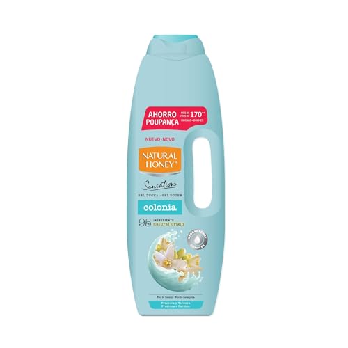 , Gel de Ducha Colonia con Extracto de Flor de Naranjo y Hydradermal Complex para una Piel Suave, Radiante e Hidratada, Refrescante y Delicado, Línea Sensations, 1350 ml