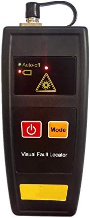 Mini Fiber Optic Light Source Visual Fault Locator, Fiber Optic Tester, Wavelenths 650nm (1mW) 5KM