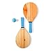 HOLYKING Wooden Beach Paddle Ball Set - Tennis Racket Outdoor Sport Games