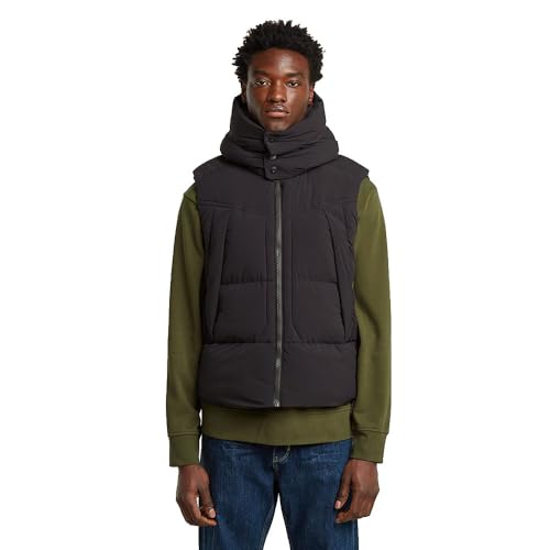 G-STAR G-Whistler Pdd HDD Vest 2.0 Giacca, Nero (D26886-D518-6484), L Uomo