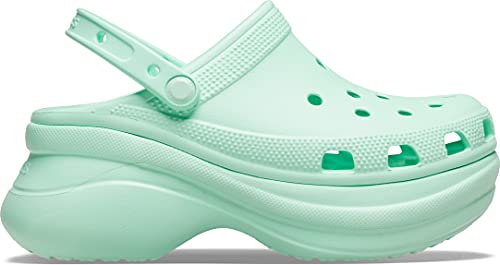 mint platform crocs