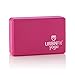 URBNFit Yoga Block – 1PC – Moisture Resistant High Density EVA Foam Block – Improve Balance and Flexibility Perfect for Home or Gym – Free PDF Workout Guide (Pink)thumb 1