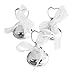 Super Z Outlet Silver Bell Place Card Holders for Table Numbers, Restaurant Menu, Weddings, Party Decoration (12 Pack)