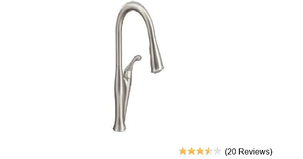Moen 87211srs Benton One Handle High Arc Pulldown Kitchen Faucet