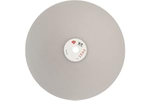 JINGLING 8" Inch Diamond Grinding Disc 3000 Grit Flat Lap Disk Lapping Plate Sanding Pads Lapidary Tools for Stone Pottery Faceting Machine