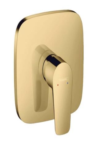 hansgrohe Talis E 71765990 Shower Mixer Tap Flush-Mounted Polished Gold Optic