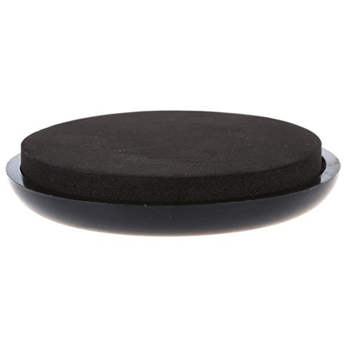 Timiy Black Cello Non-Slip Plate Mat Cello Endpin Stopper Stable Disk Cello Accessories Pack of 2Pcs - Thumbnail 2