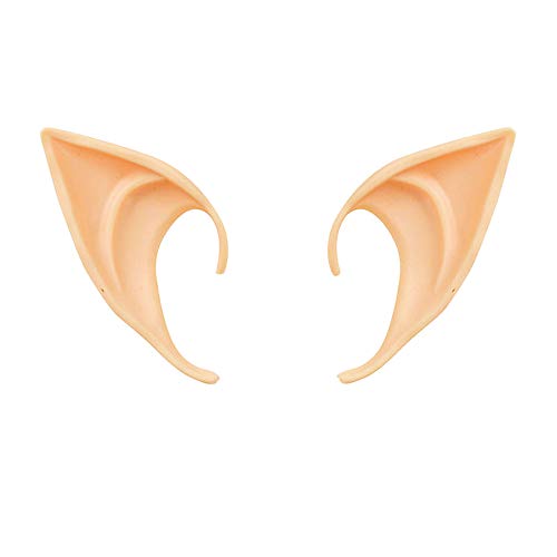 Elf Ears for Kids Boys Girls - عبوة من 2 Deluxe Elf Fairy Ears for Cosplay Halloween Christmas ( Flesh Color )