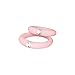 Women's Silicone Wedding Band with Rhinestone. Safe and Durable Silicone Wedding Ring for the Active Lifestyle. Set of 2 women's rings. (small and large size)