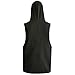 GZXISI Mens Skull Print Stringer Bodybuilding Gym Tank Tops Workout Fitness Vest with Hoodie (Black, Medium)
