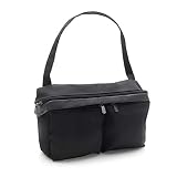 Bugaboo Stroller Organizer, Black - Compatible with Any Stroller - Attaches to The Handlebar or Behind The Seat, Converts into a Diaper Bag Tote