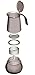 Bialetti Kitty Stove top Coffee Maker, 4-Cup (6 oz), Stainless Steel