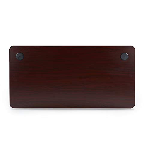 Sunon Rectangle Laminate Table Top 55''x27.5'' Universal Wood Table Top for Home Office Desk/Sit Stand Desk/Computer Desk/Gaming Desk (Mahogany)