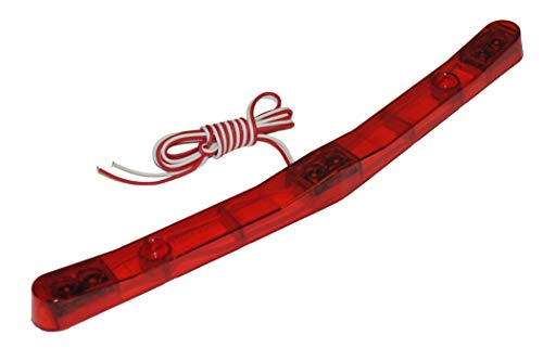 Jammy V-Shaped LED ID Bar Light with 7Â° Bend for Marine Trailers