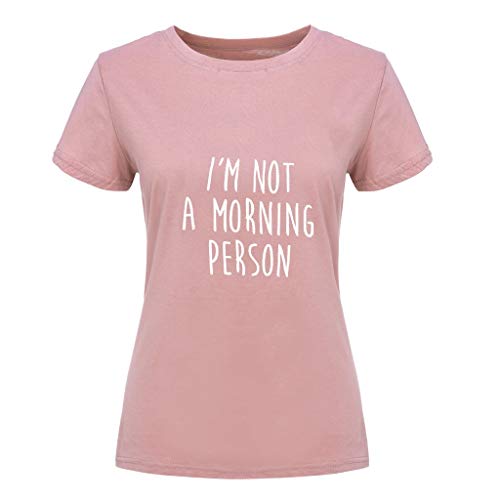 LuluZanm Letter Print T-Shirt for Women Sale Ladies Fashion O-Neck Short Sleeve Blouses Basic Summer Tops Plus S-5XL