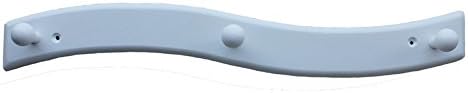 Personality Wall Hangers Solid Wood Hook Up Clothes Hooks Hangers Towel Rack White ( Size : 3 hooks )