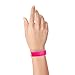 1,000 WristCo Neon Pink Tyvek Wristbands for Events - Tamper-Proof Design & Fluorescent Color Prevent Reuse Premium-Grade Bracelets for Hospital & Medical ID, Party & VIP Identification
