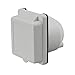 30Amp RV Power Inlet Box Nema L5-30P 30A Camper RV Power Inlet, 30A 125V Marine Shore Twist Lock Power Inlet for Camper RV, with Cover Cap White