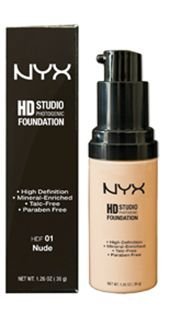 NYX HD Studio Photogenic Foundation color HDF01 Nude