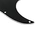 IKN Black Strat Pickguard HH (2 Humbucker) 3 Ply Fits Fender Replacement