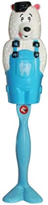Guru Kripa Baby Products Kids Toothbrush Oral Care Toy Head Tooth Brush Bpa Free Gentle to Teeth and Gums Cute Animal Characters Oral Brush for Babies Age 1 and Up 1 Pc