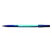 BIC Soft Feel Stick Pens with Special No-Slip Comfortable Grip, Medium Point (1.0 mm), Blue, 12-Count