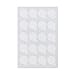 FlyItem® 400 Pcs 2.5cm Disposable Eyelash Glue Holder Pallet Waterproof Sticker Paper Eyelash Extension Glue Pad Stand On Eyelash Jade Stone Cosmetic Makeup Tool