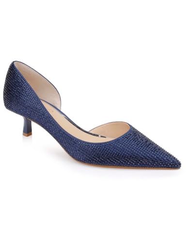 JEWEL BADGLEY MISCHKA TEEGAN POINTED TOE KITTEN HEEL PUMPS
