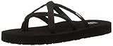 Teva Women's Olowahu Flip Flop Sandal (7 B(M) US / 38 EUR, Mix B Black On Black)