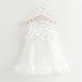 GONKOMA Toddler Baby Girls Princess Dress Sleeveless Tulle Summer Vest Dresses (2-Years, White)