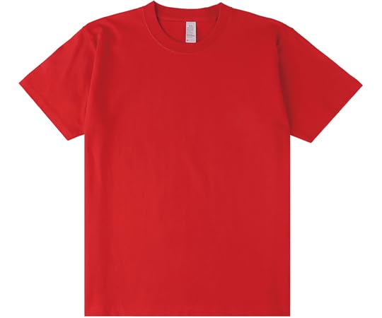 [ライフマックス] 6.6オンスプレミアムコンフォートTシャツ レッド S