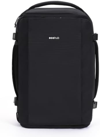 Mochila própria Ryanair Compart para PC, bolso traseiro escondido até 14"