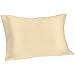 Spasilk Pure Silk Pillowcase, Charmeuse Silk Pillowcase, Hypoallergenic Pillowcase, Queen Sized, Gold