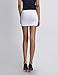NEARKIN (NKNKW3S) Beloved Womens Waistband Double Elastic Layered Mini Skirt WHITE US L(Tag size XL)