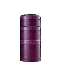 Frasco para almacenar BlenderBottle, Paquete de 3, Blanco/Negro