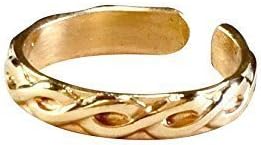 14k gold filled toe ring twisted wire 14/20