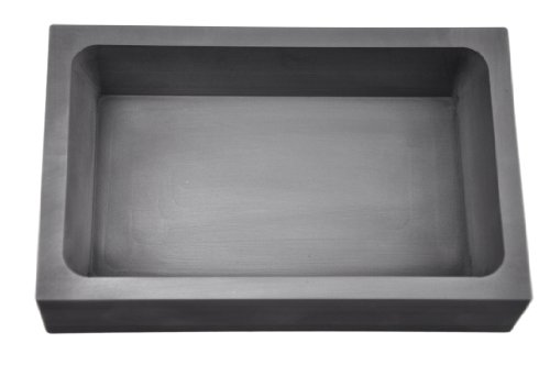 200 oz Troy Ounce Rectangle Gold Graphite Ingot Mold For Melting Casting Refining Scrap Jewelry